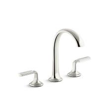 Kallista P25055-FRW-AD - Script® Sink Faucet, Arch Spout, Frost Wave Lever Handles