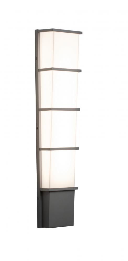 Lasalle LED Outdoor Sconce - 28'' - Textured Grey