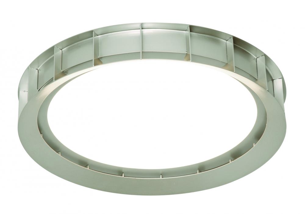 Tatum LED Flushmount - 12''- Satin Nickel