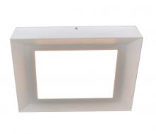 AFX Lighting, Inc. ZUF12121100L30D1WH - Zurich 12inx12in edge light fixture. 1100 source Lumens D1 WH