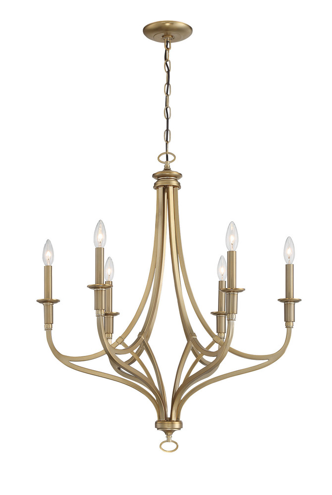 6 LIGHT CHANDELIER