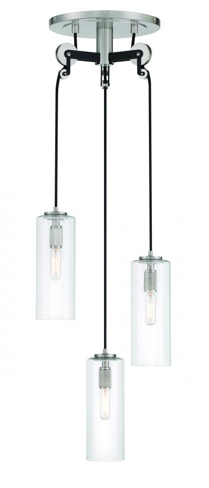 Pullman Junction - 3 Light Pan Pendant