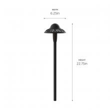 Kichler 15857BKT27R - Led Pierced Dome