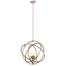 Kichler 44202PN - Ibis 3 Light Medium Pendant Polished Nickel