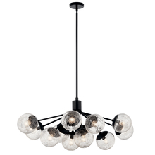 Kichler 52703BK - Linear Chandelier Convertible 12Lt