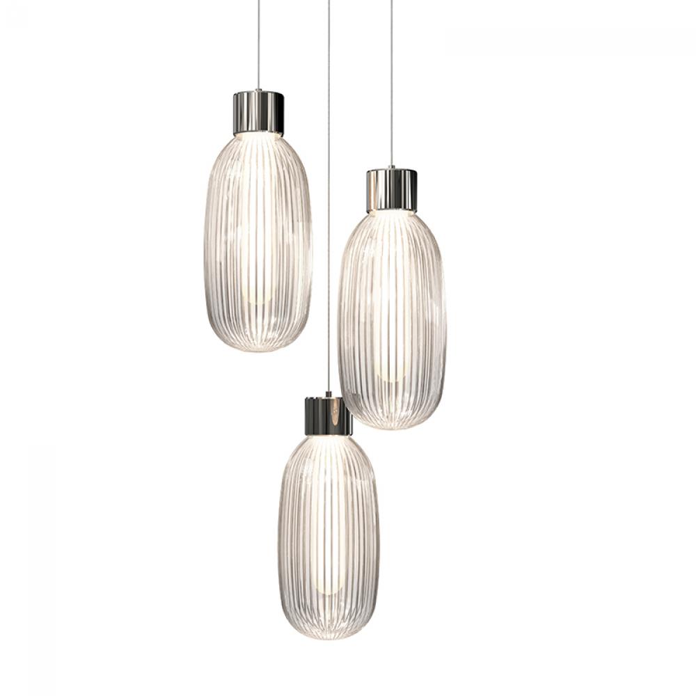 3-Light LED Pendant