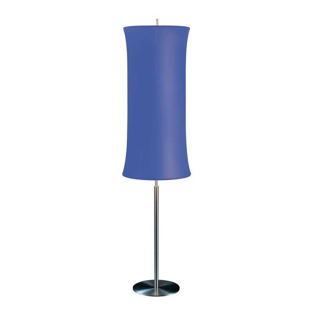 Two Light Aluminum Floor Lamp