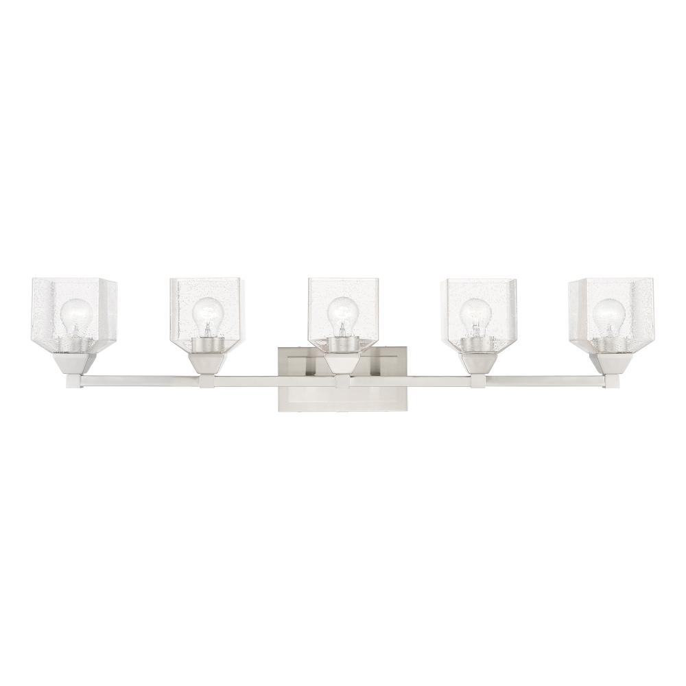 5 Light Brushed Nickel Vanity Sconce