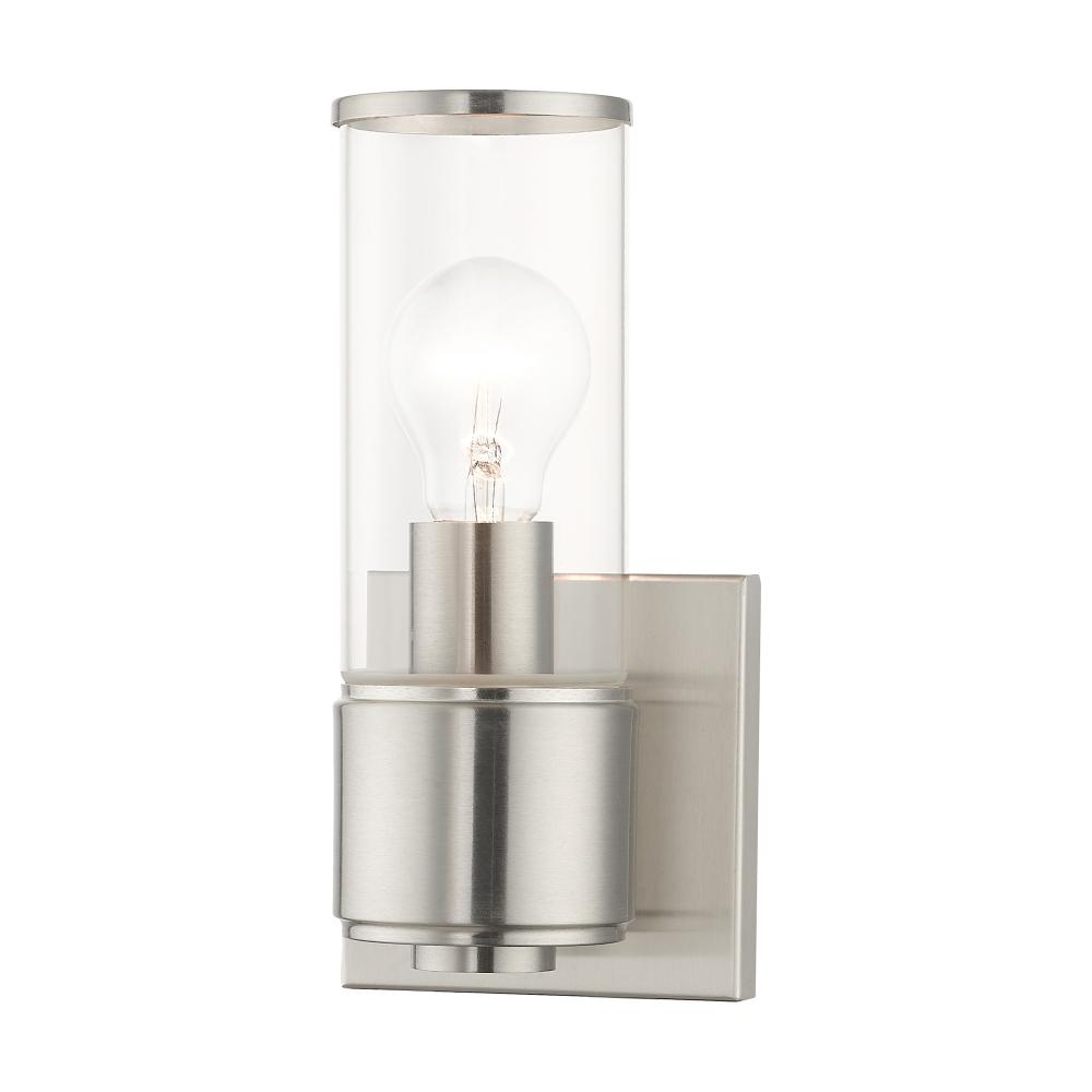 1 Light Brushed Nickel ADA Sconce