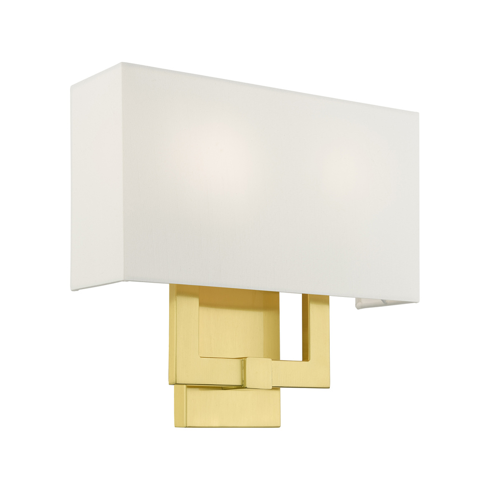 2 Lt Satin Brass ADA Sconce