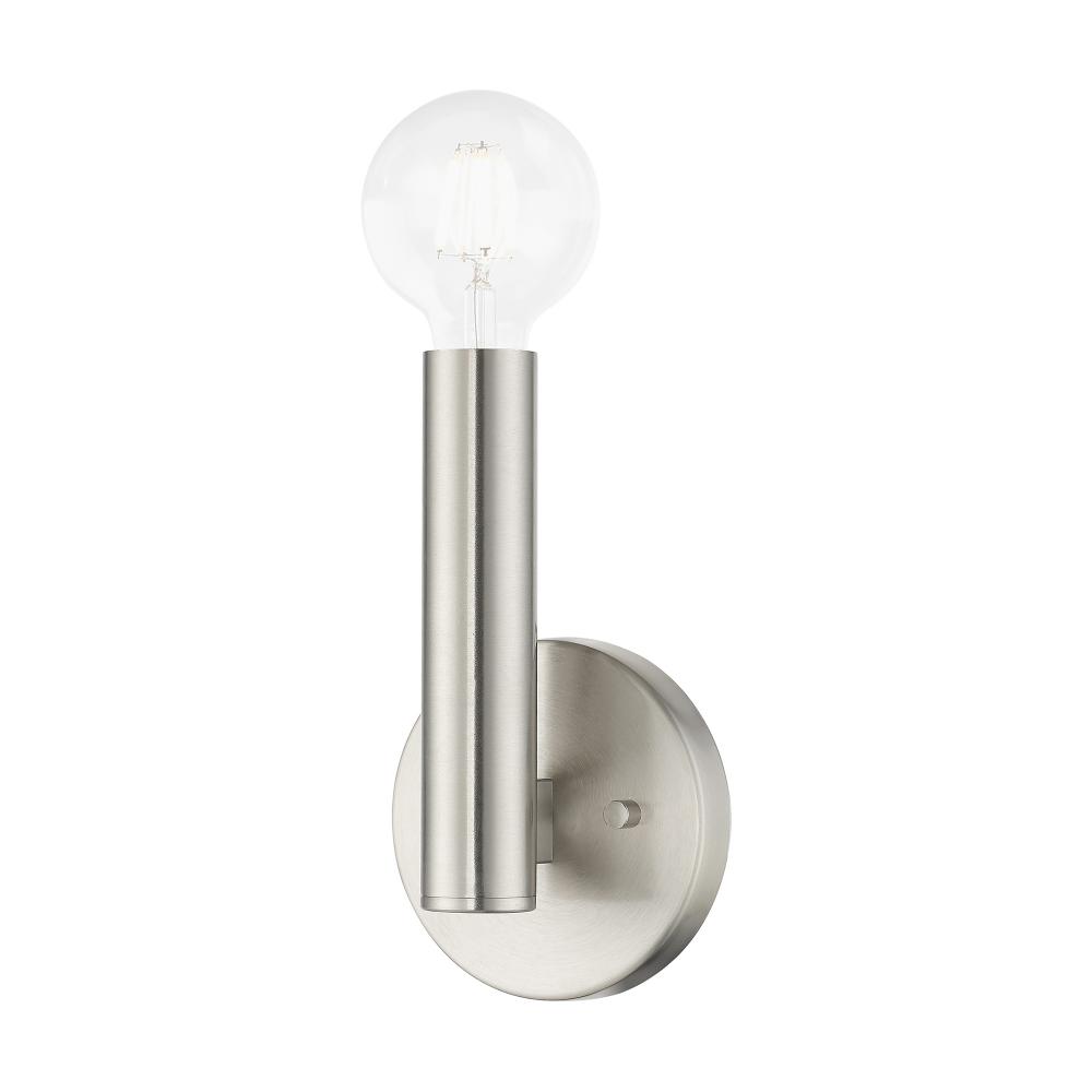 1 Light Brushed Nickel ADA Sconce