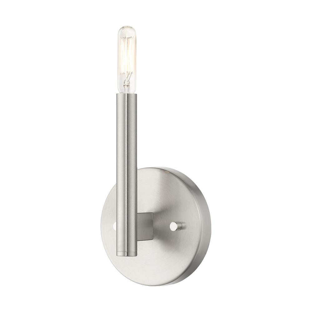 1 Light Brushed Nickel ADA Sconce