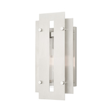 Livex Lighting 21772-91 - 1 Lt Brushed Nickel Outdoor Wall Lantern