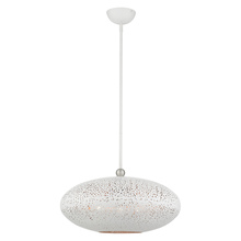 Livex Lighting 49185-03 - 3 Lt White Pendant