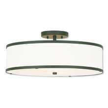 Livex Lighting 62629-07 - 3 Light Bronze Ceiling Mount