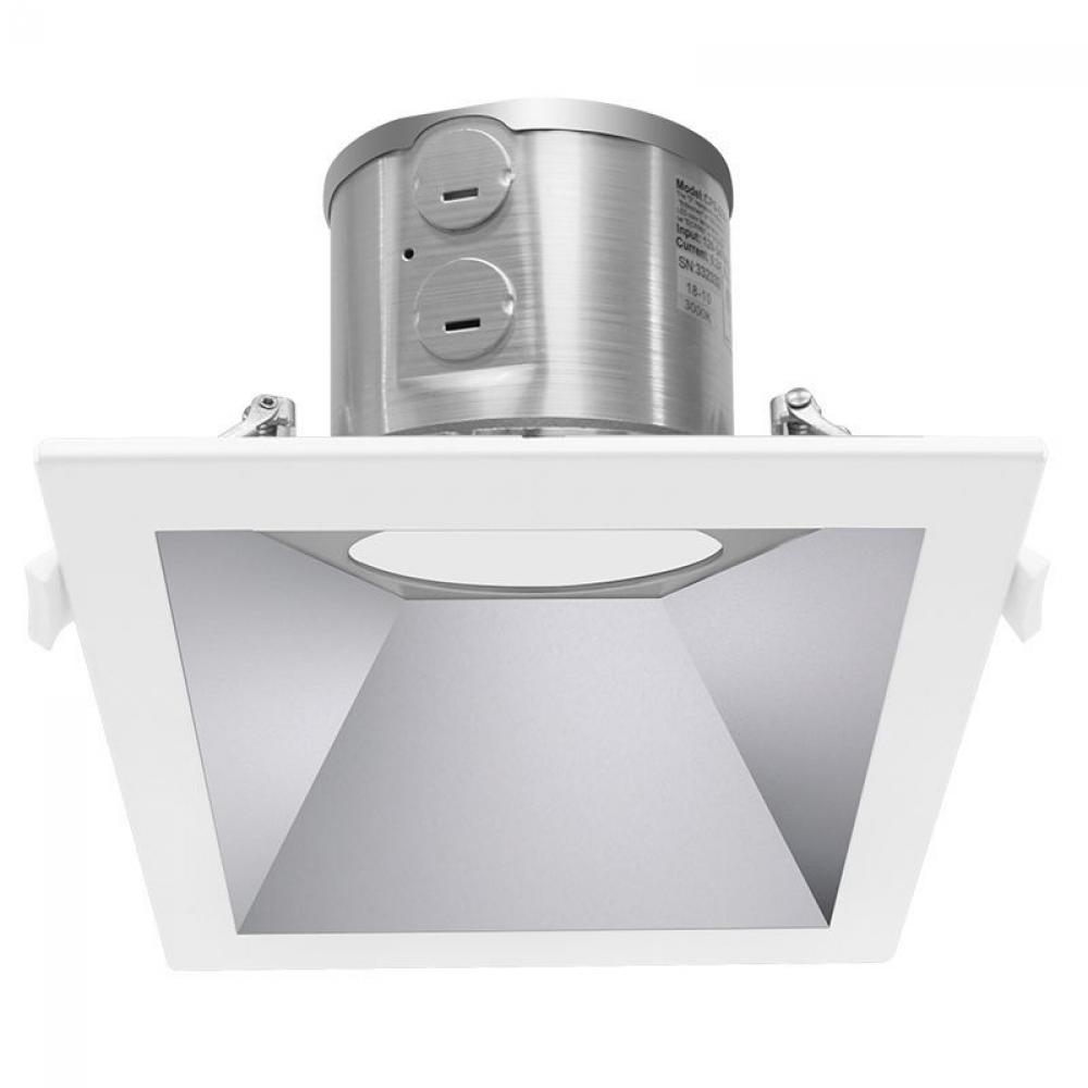 CRLC SERIES 6in SQUARE DOWN LIGHT TRIM - WHITE