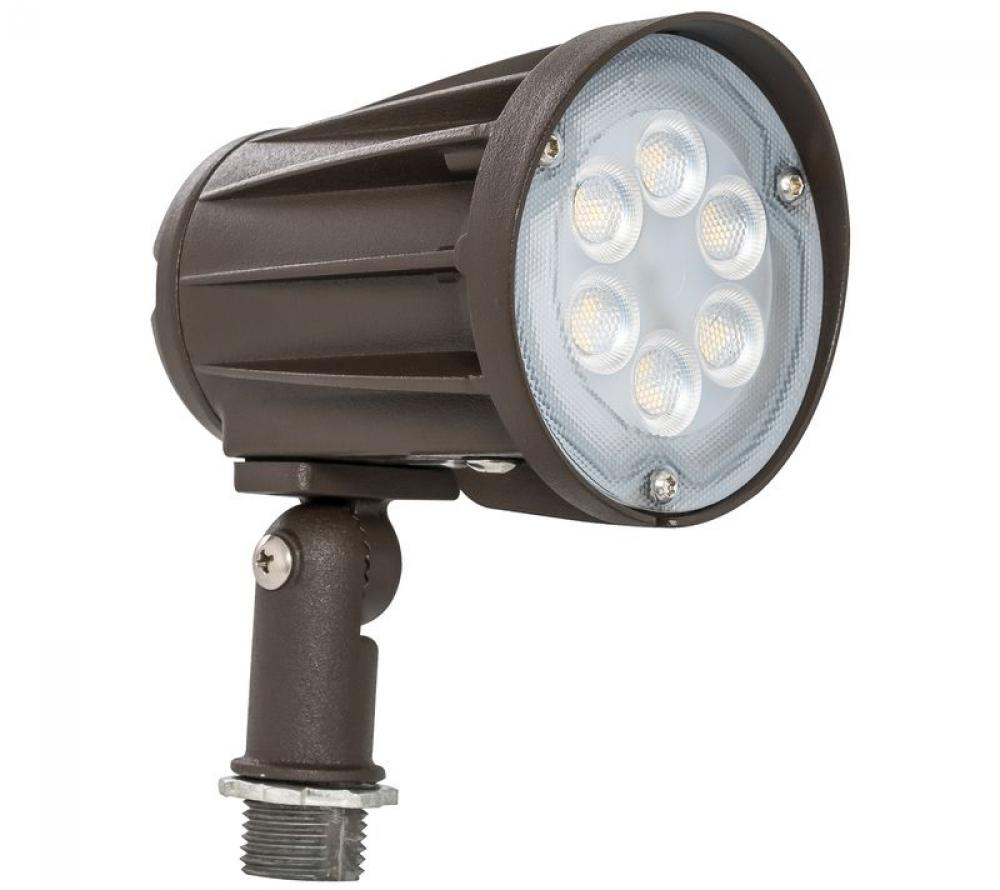 INTEGRATED LED BULLET 15W 30K 120-277V 0-10V 35D BEAM KNUCKLE