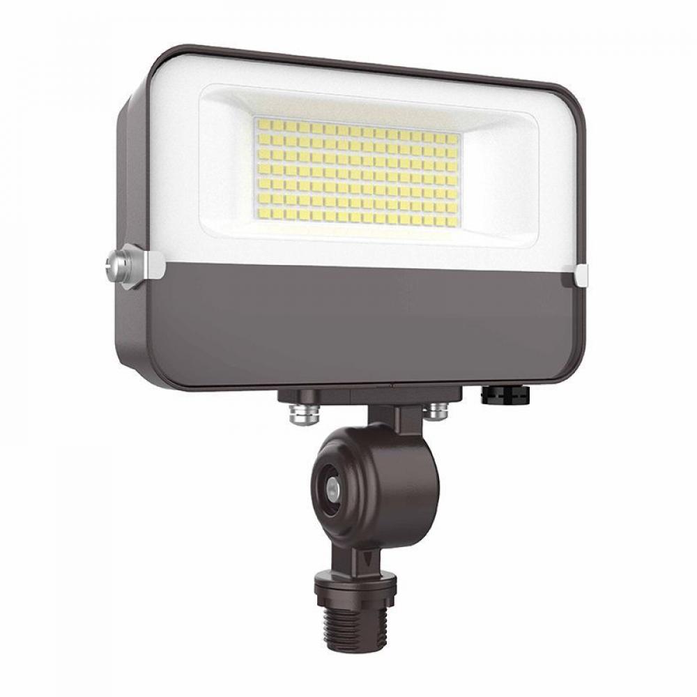 COMPACT FLOOD LIGHT 15W 120V 1600LM, ADJ. 30/40/50K, KNUCKLE