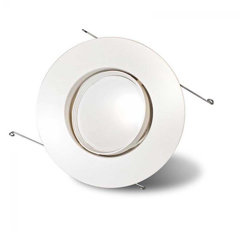 6" ADJUSTABLE LED DOWNLIGHT, CRI90, 12W, 900 LUMENS, DIMMABLE, 2700K, E26 ADAPTER INCLUDE...