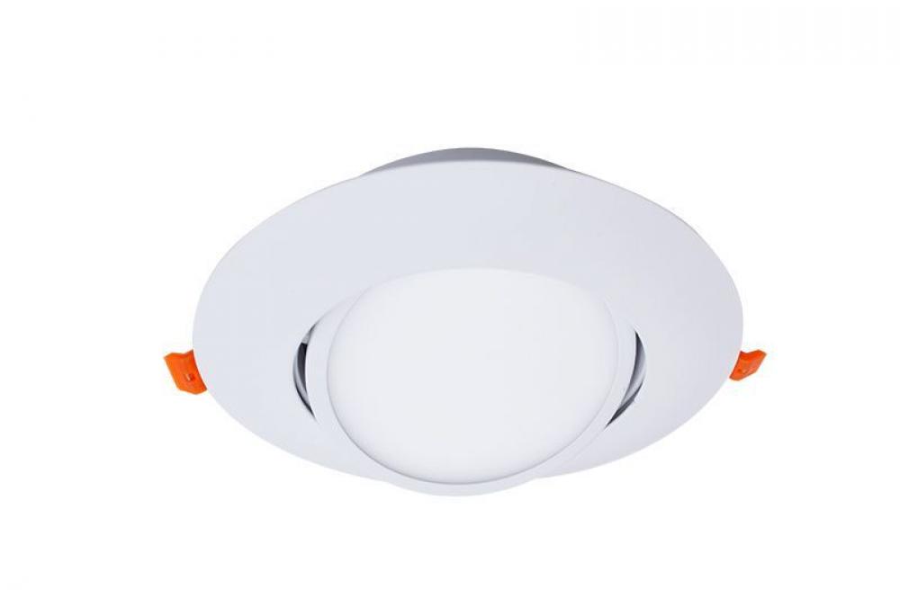 6in ROUND MULTI-COLOR TEMP. ADJUSTABLE SLIM RECESSED LIGHT, 12W, 900LM, 27/30/35/40/50K G2