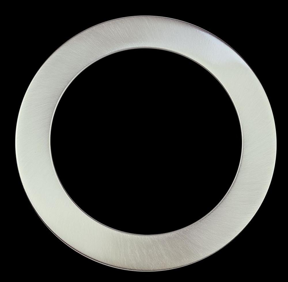 6 INCH ROUND TRIM FOR RSL6 SERIES. BRUSHED NICKEL