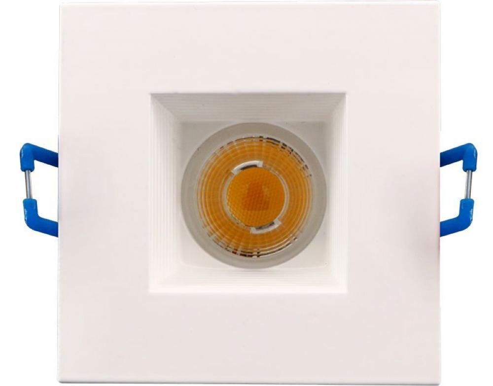 2"" SQUARE SNAP-IN DOWNLIGHTS, 120V, 8W, 550LM, 2700K, CRI90, DIMMABLE