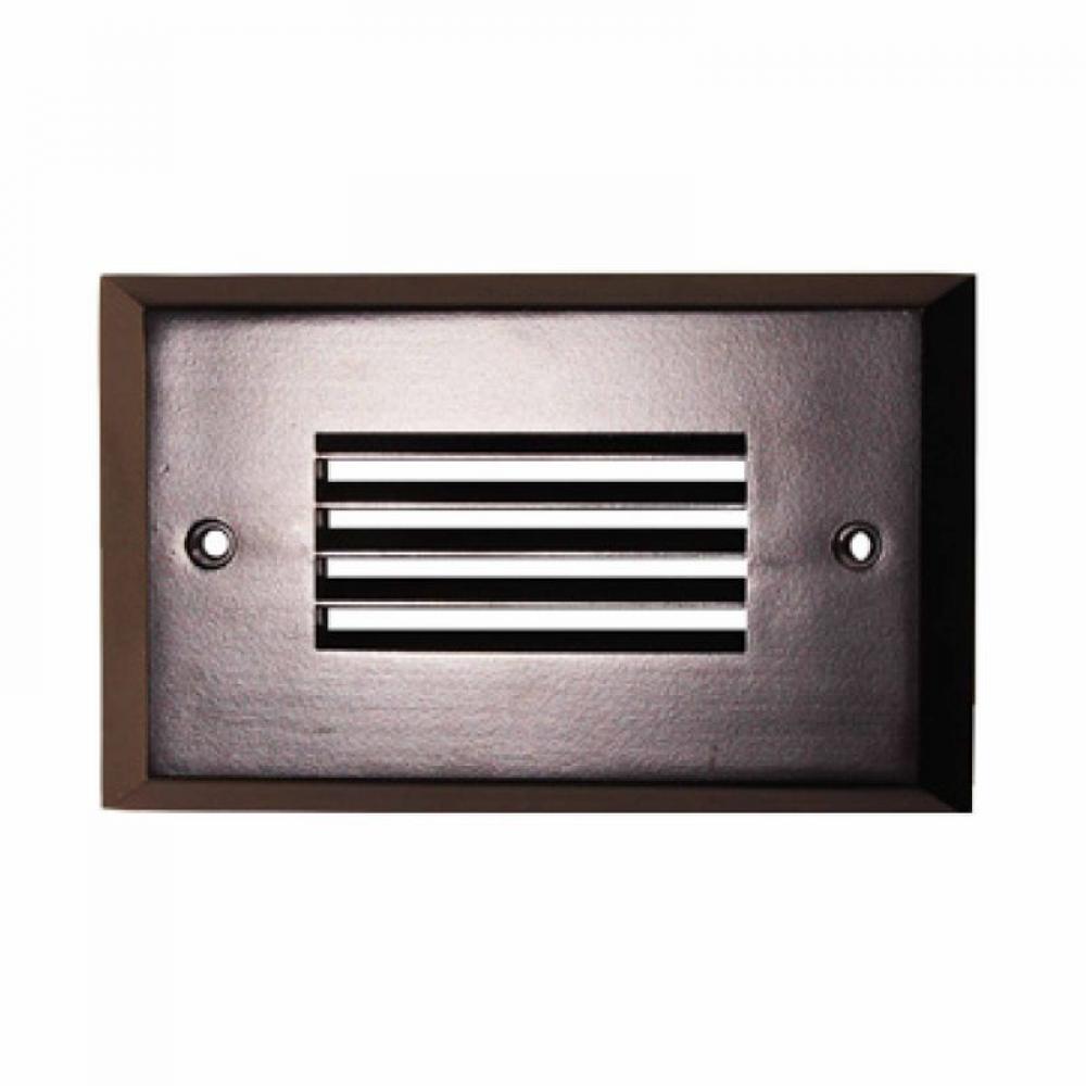 Trim for Step Egn, Louver Horizontal Slots, OiL-Rubbed Bronze