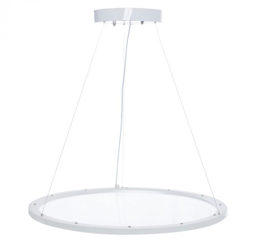 LED SUSPENDED UP/DOWN CLEAR ROUND PANEL LIGHT