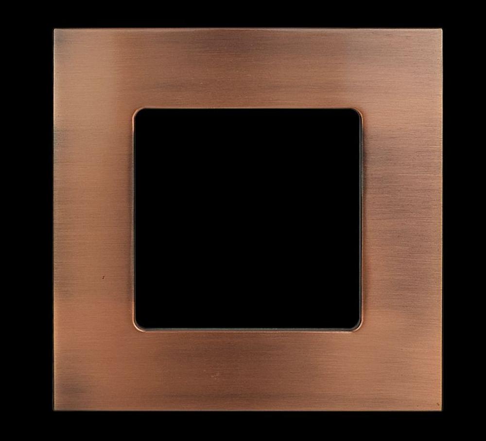 4 INCH SQUARE TRIM FOR SSL4 SERIES. COPPER