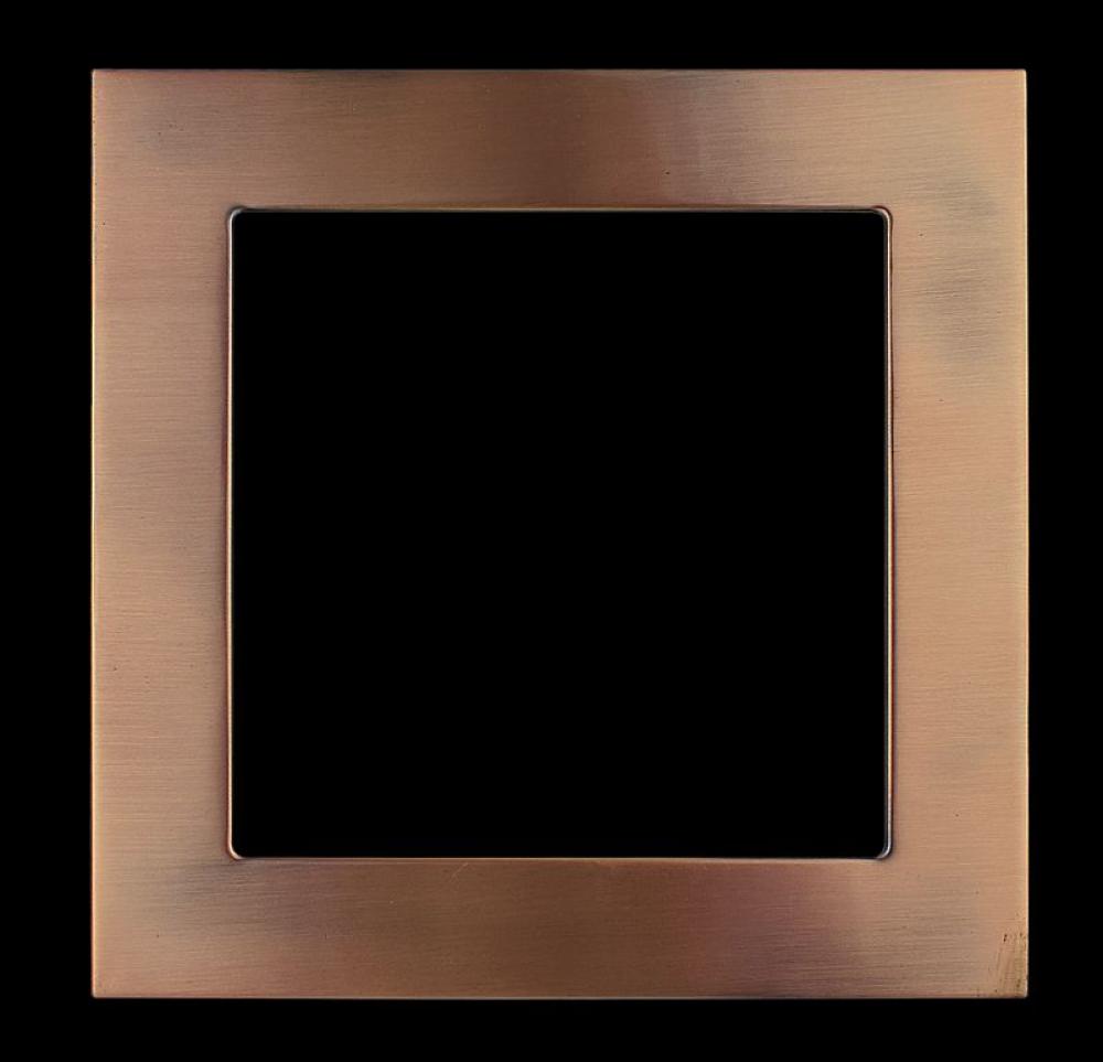 6 INCH SQUARE TRIM FOR SSL6 SERIES. COPPER