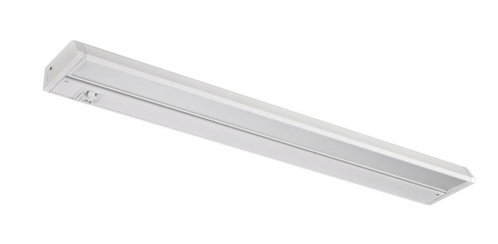 24"" 12W 650LMLED UC ADJUSTABLE WHT, 2700K, 3000K & 4000K