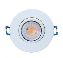 Westgate MFG C1 RDL3S-ADJ-27K-WH - 3" ROUND ADJUSTABLE RECESSED LIGHT, 120V, 8W, 550LM, 2700K, CRI90, DIMMABLE