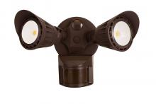 Westgate MFG C1 SL-20W-30K-BZ-P - LED SECURITY LIGHTS WITH PIR SENSOR, 120VAC, 180Â° SENSOR, 100Â° BEAM ANGLE (120Â° 28W)