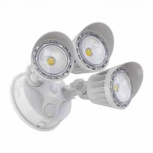 Westgate MFG C1 SL-30W-MCT-BZ-P - 30W 3CCT 30/40/50K BRONZE 3-HEADS SECURITY LIGHT - WITH MOTION SENSOR