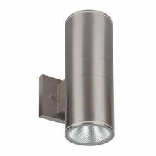 Westgate MFG C1 WMC-UDL-MCT-BN-DT - CYLINDER UP-DOWN LIGHT, 120V, 2X15W, CRI 80, MULTICOLOR TEMP, 2400 LUMENS