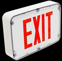 Westgate MFG C1 XTN4X-1RWEM - NEMA 4X RATED LED EXIT SIGN, SINGLE FACE, RED WHITE EM INCL.