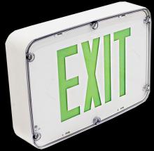 Westgate MFG C1 XTN4X-2GWEM - NEMA 4X RATED LED EXIT SIGN, DOUBLE FACE, GREEN WHITE EM INCL.