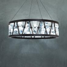 Schonbek Beyond BPD74232-BK - Corinth 32in LED 3000K/3500K/4000K 120V-277V Pendant in Black with Optic Haze Quartz