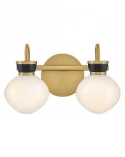 Lark 85592LCB-BK - Small Two Light Vanity