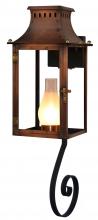 The Coppersmith MS16E-HSI-BS - Market Street 16 Electric-Hurricane Shade-Bottom Scroll