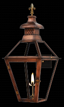 The Coppersmith PH29G-FDF - Pebble Hill 29 Gas-Fleur De Lis Finial