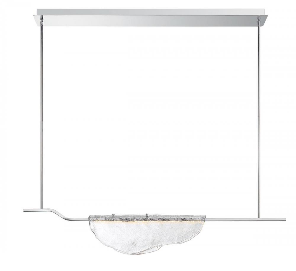 Savona, 1 Light Linear LED Chandelier, Clear