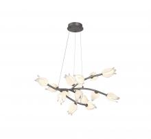 Lib & Co. US 10114-042 - Belluno, 15 Light LED Chandelier, Brushed Vintage Grey