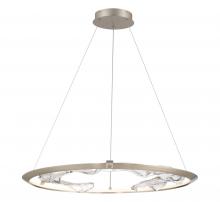 Lib & Co. US 10176-031 - Nettuno, Large LED Chandelier, Metallic Brushed Champagne