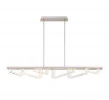 Lib & Co. US 12179-041 - Arezzo, Linear LED Chandelier, 
Painted Brushed Champagne