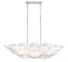 Lib & Co. US 12204-01 - Corato, 26 Light Island Chandelier, Chrome