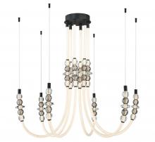 Lib & Co. US 12284-02 - Alcamo, 6 Light LED Chandelier, Matte
Black