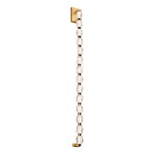 Schonbek Forever SJW4314-700R - Seduction 14 Light LED 3000K/3500K/4000K 120V-277V Wall Sconce in Aged Brass with Clear Radiance C