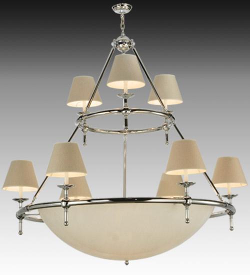 60"W Messina 2 Tier Chandelier