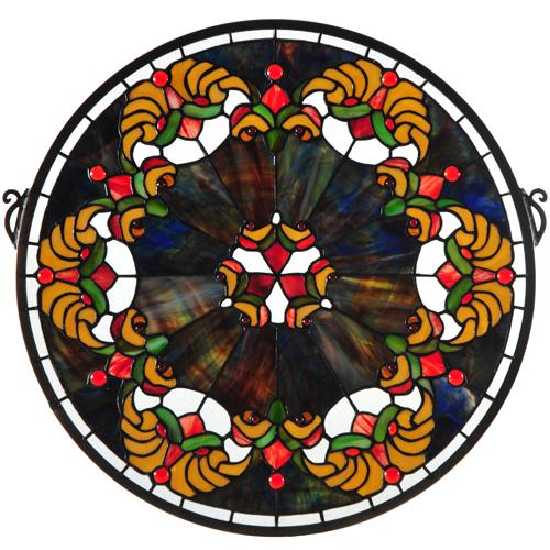 18"W X 18"H Middleton Stained Glass Window